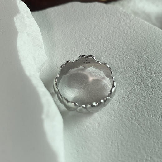 327-9 圆正小众 刻骨铭心 爱心戒指 商品图12