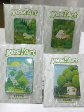 yes!Art 插画冰箱贴