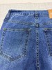 F0327112棉质混纺阔腿牛仔裤水洗做旧直筒休闲裤 商品缩略图7