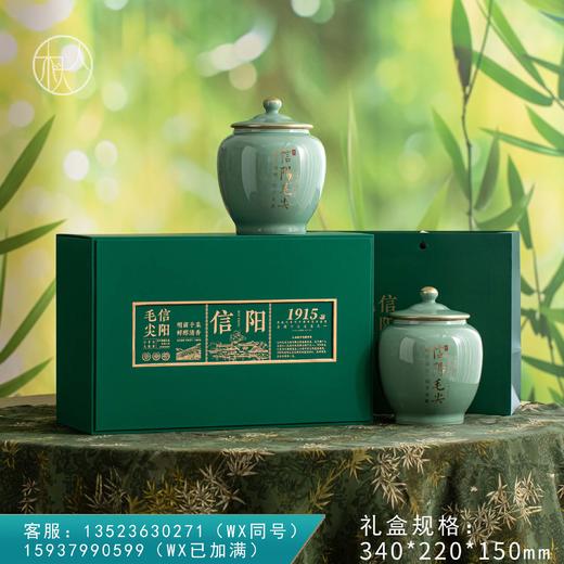 48元一套 / 一箱10套 信阳毛尖【大双瓷  绿色】 商品图0