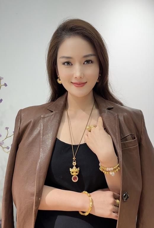 GAONAS 瑞兽献宝 时尚金色貔貅项链11938XGO 商品图5