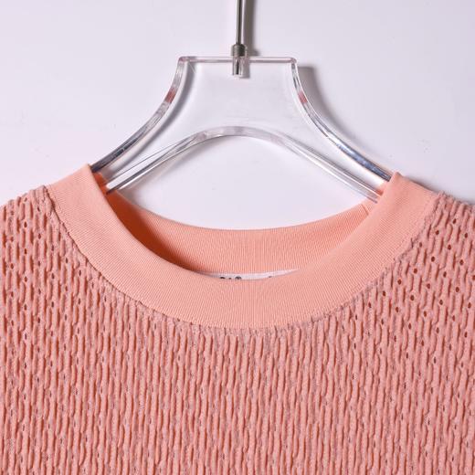 SDSA男装2026新款高贵轻奢日系复古纯色肌理圆领短袖T恤百搭上衣 商品图2