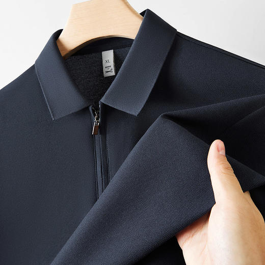 【DDP】大依优型大码男装夏季半拉链短袖POLO衫商务休闲棉质上衣T恤 商品图4