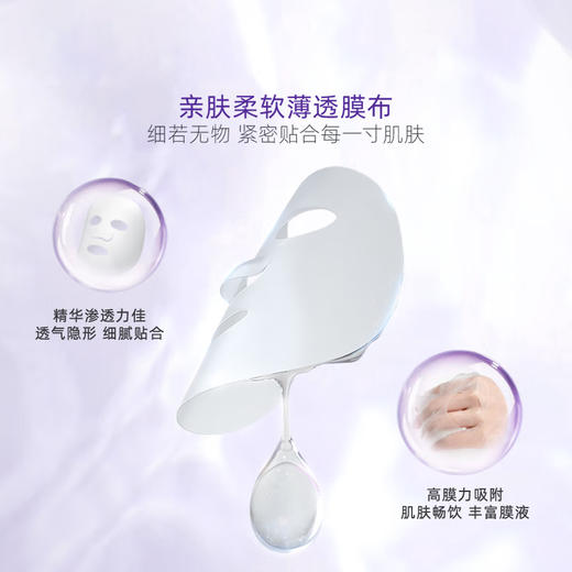 自然堂 凝时冰肌水鲜颜修护面膜25ml*20片 ZRT17 商品图3