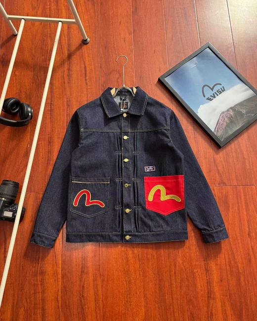 F032746春季马年限定男女同款休闲百搭重工牛仔夹克外套 商品图2