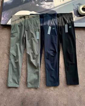 F032771休闲速干春夏户外纯色腰带透气直筒徒步登山长裤