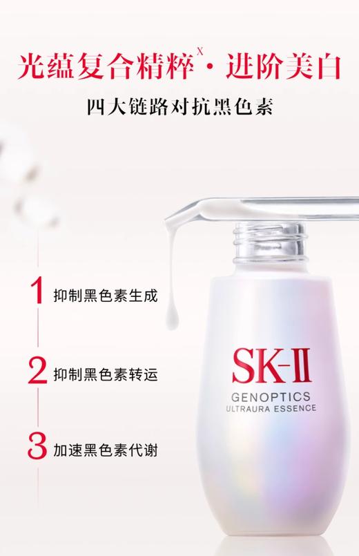 【送礼盒礼袋】SKII光子小灯泡精华新版50mlSKII防晒隔离CC霜30g 商品图6