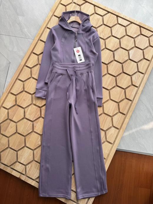 F032762防风套装新款三代运动套装女士外穿卫衣卫裤连帽套装 商品图4