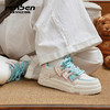 分销【人本春季鞋】人本板鞋女款2026春秋新款厚底小众设计运动百搭时尚小白鞋休闲鞋 RB-S0092505 商品缩略图2