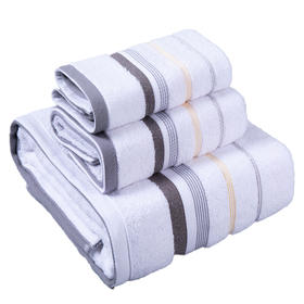 洁丽雅 纯棉浴巾面巾方巾三件套 641164106409