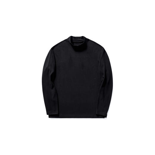 墨麦客 重磅双面澳绒男士长袖T恤秋冬季新款红外升温半高领打底衫 商品图4