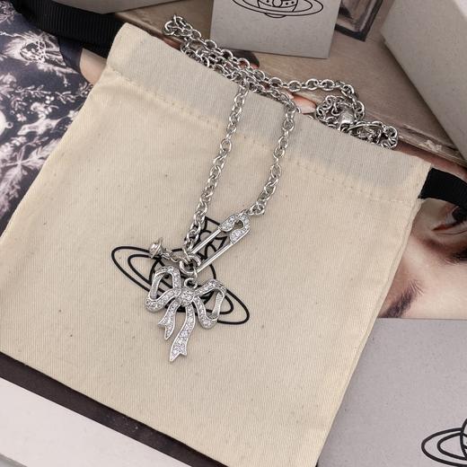 HD11 西太后  绝美别针蝴蝶结项链 商品图6