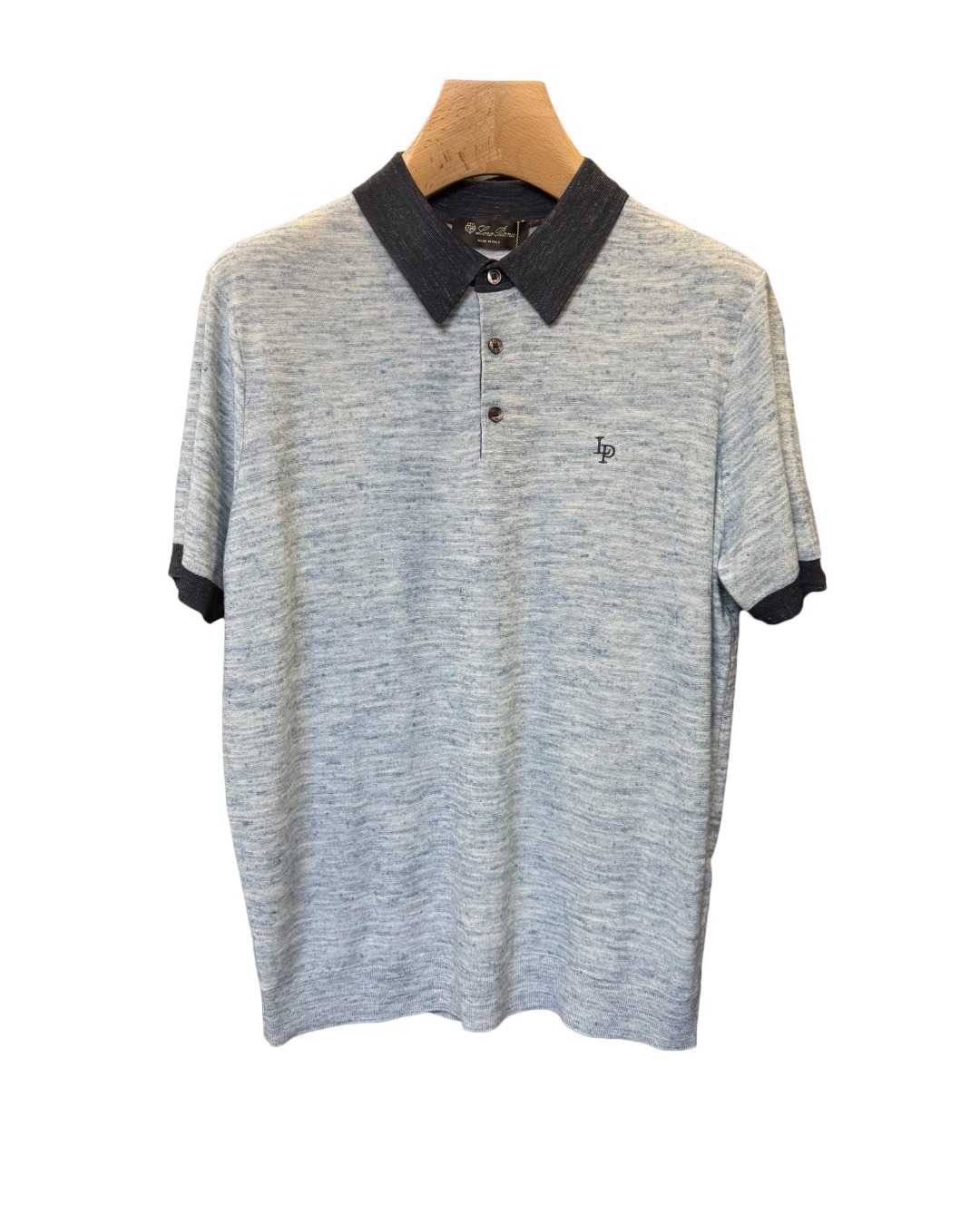 男款刺绣短袖针织polo衫la015