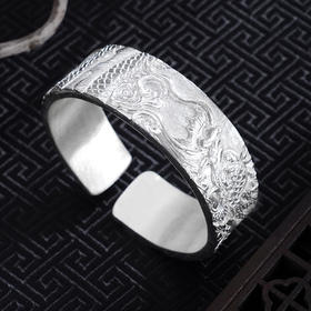 子佩集S999手工银【云龙献瑞】手镯【ZYG025】原创设计2602