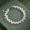 子佩集【珠澈凝霜】银S925珍珠惜王妃手链【SPB0750002】4*6mm珠巴洛克2601 商品缩略图0