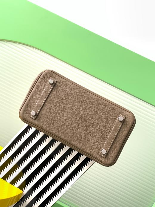 【纯手缝定制不退换】爱马仕 Birkin 25大象灰 银扣 togo皮（MM） 商品图3