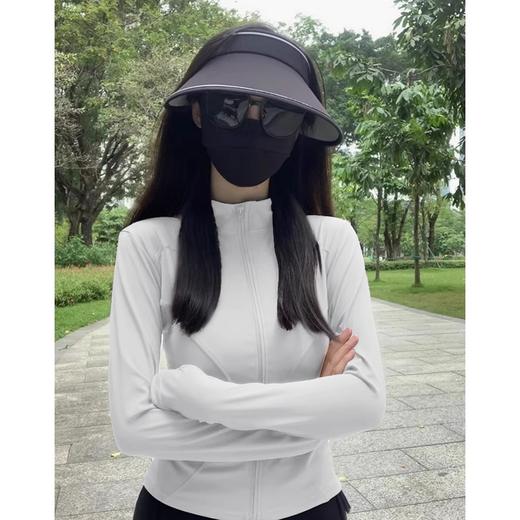 【29.9任选❗️冰丝开衫立领防晒衣】冰感透气，腰线内收，修身显瘦，穿出小蛮腰！女夏季修身薄款外套外穿防紫外线防瑜伽防晒服 商品图2