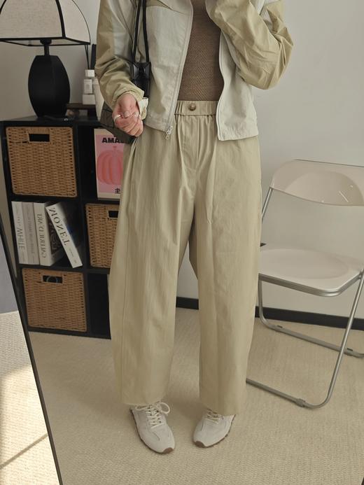 【四色可选】耐尔 松紧腰休闲阔腿女裤 商品图1