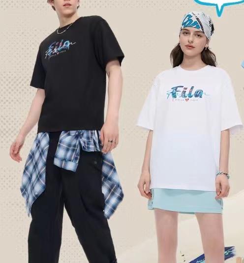 F032721夏季男女情侣款全棉面料亲肤柔软针织短袖T恤衫 商品图11