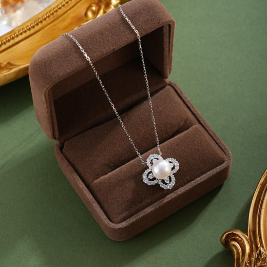 子佩集【四叶秀馨】银S925珍珠惜王妃套链项链【TM0988-XF】四叶草2602 商品图1