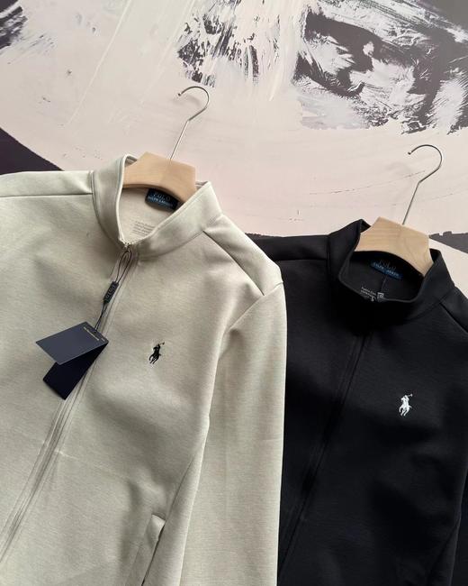 F032773春秋新款休闲百搭日常吸湿排汗针织立领夹克外套 商品图2