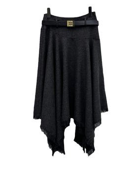 女款羊毛腰带半裙he017