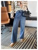 F0327117弹力窄版直筒牛仔裤女2026新款春季宽松阔腿裤 商品缩略图13