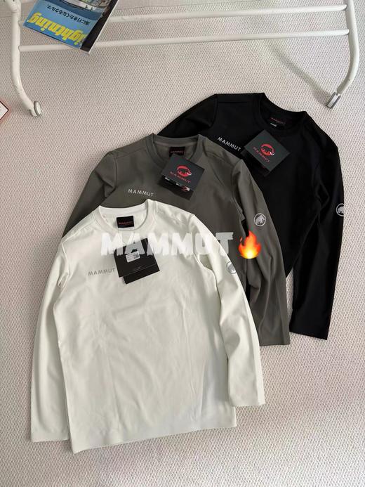 F032796户外运动透气舒适柔软圆领男内里磨毛长袖T恤 商品图0