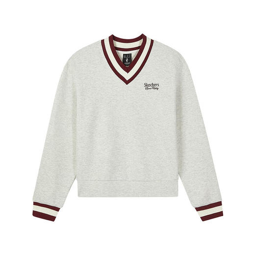 Skechers斯凯奇 女针织套头卫衣 L324W023-0248 商品图0