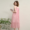 【亚麻】复古串珠缩褶肌理感吊带裙女夏季度假风吊带裙LXD50585 商品缩略图2
