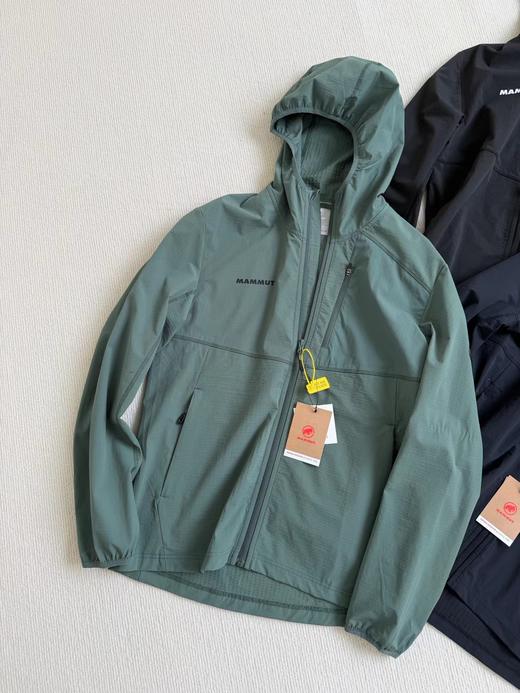 F032781轻量单层弹力外套男女同款软壳连帽夹克 商品图11