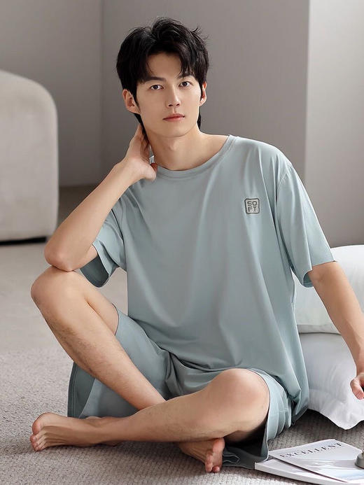 男士莫代尔家居套装 商品图4