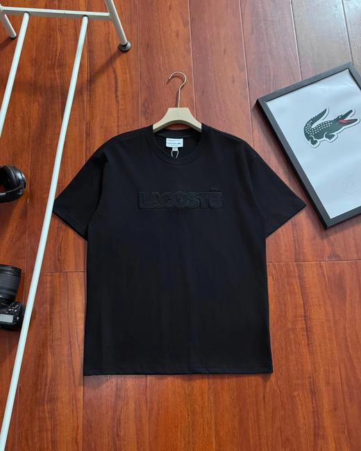 F032747夏季新款正肩版本胸前刺绣纯棉简约圆领短袖T恤 商品图3