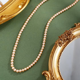 子佩集银S925珍珠惜王妃项链【ZXLY4-5】珠串2602