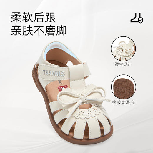 泰兰尼斯童鞋夏新款镂空小玛丽凉鞋女宝宝公主鞋女童淑女风学步鞋T07T6B8795 商品图2