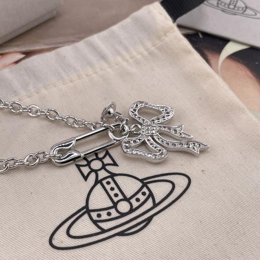 HD11 西太后  绝美别针蝴蝶结项链 商品图7