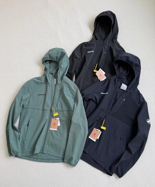 F032781轻量单层弹力外套男女同款软壳连帽夹克 商品图0