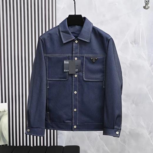 F032736春季新款简约时尚百搭男士潮流时尚休闲牛仔长袖外套 商品图4