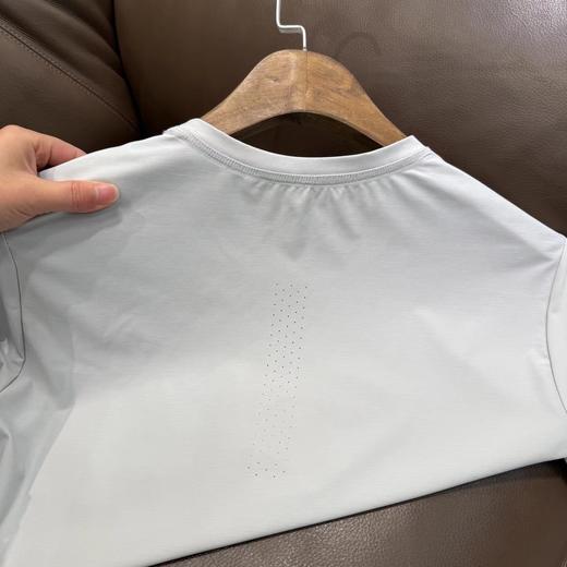 F032789凉感冰肤五色新款冰丝弹力透气压胶短袖T恤 商品图13