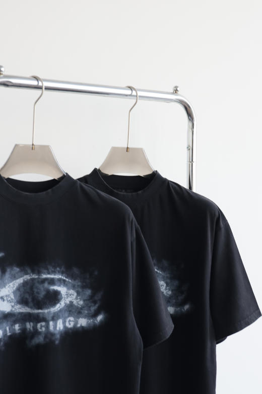 B.L.C.G 烟雾系列宽松重水洗圆领短袖​​ TX616 商品图3