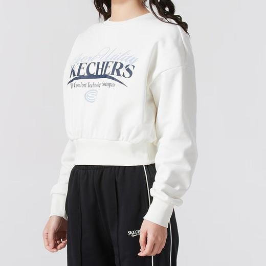 Skechers斯凯奇 女针织套头卫衣 L125W093-0074 商品图2