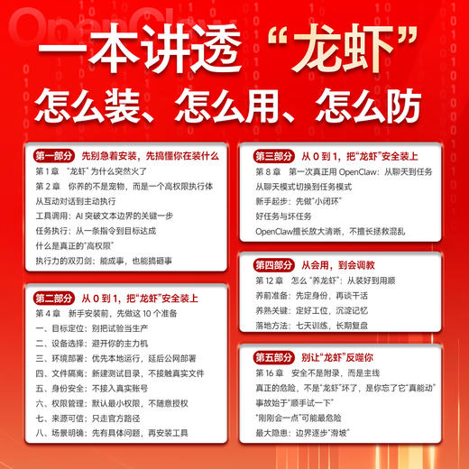 OpenClawAI实战手册 “养龙虾”AI工作流创富指南零基础实操书 商品图4