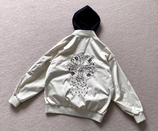 F032782帽子可拆卸款后背刺绣logo复古夹克外套男女同款 商品图13