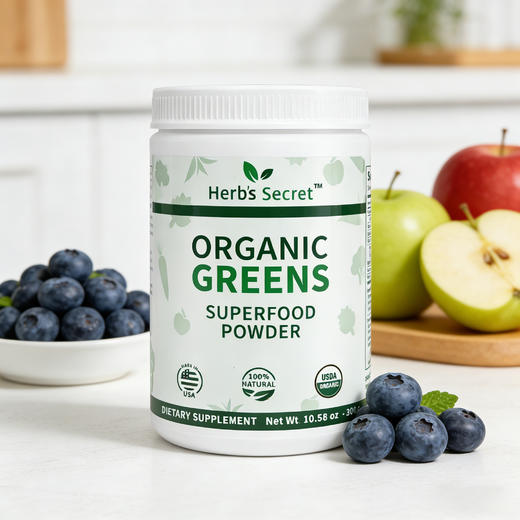 美国Herb’s Secret  SuperFood有機蔬果粉绿粉 300g 商品图0