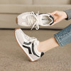 阿么手工女鞋透气百搭软底阿甘鞋2026冬季新款拼接系带休闲鞋3CM 商品缩略图2