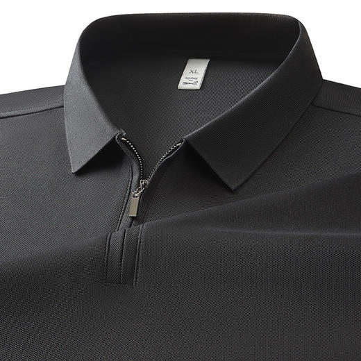 【DDP】大依优型大码男装夏季半拉链短袖POLO衫商务休闲棉质上衣T恤 商品图3