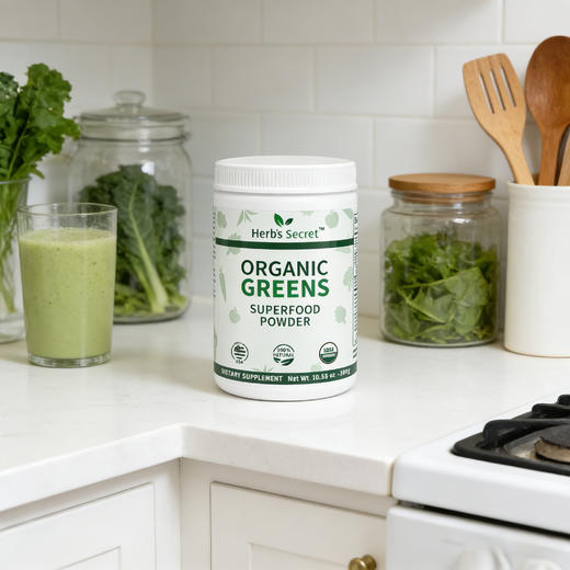 美国Herb’s Secret  SuperFood有機蔬果粉绿粉 300g 商品图11