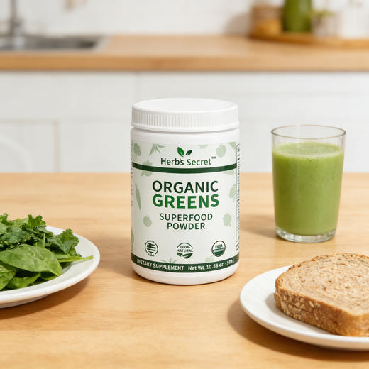 美国Herb’s Secret  SuperFood有機蔬果粉绿粉 300g 商品图7