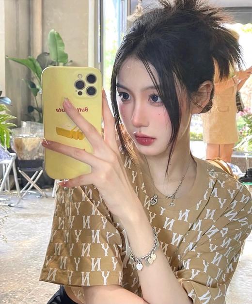 MLB钻石满印刺绣标圆领情侣短袖 MLB1191 商品图4