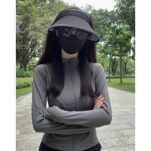 【29.9任选❗️冰丝开衫立领防晒衣】冰感透气，腰线内收，修身显瘦，穿出小蛮腰！女夏季修身薄款外套外穿防紫外线防瑜伽防晒服 商品图4